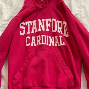Stanford maroon pink hoodie